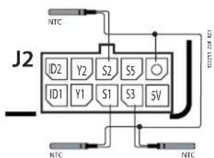 Carel µChiller - Raccordement sondes / entrées numériques - 1