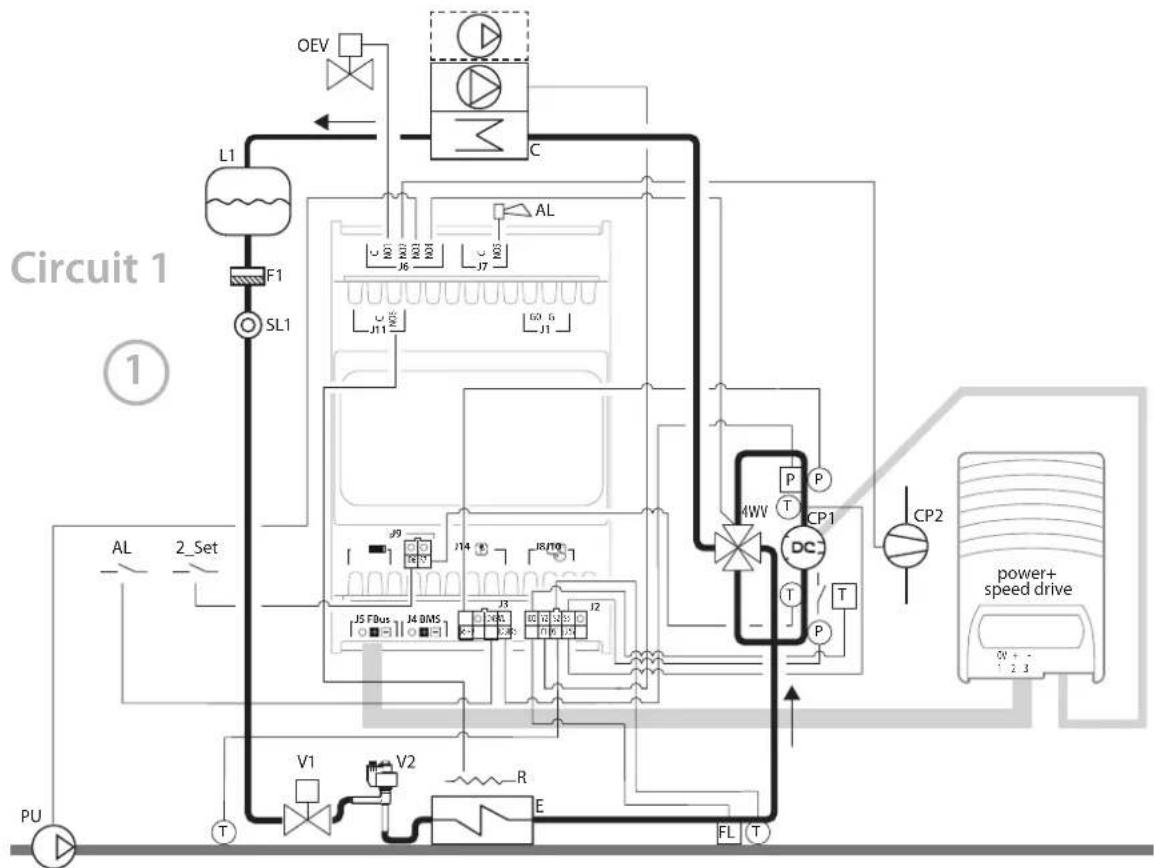 Carel µChiller - Refroidisseur / Pompe à chaleur, compresseur BLDC+On/Off et vanne d'expansion ExV unipolaire - 1