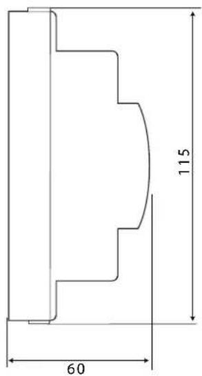 Carel pRack pR100T - Dimensions mécaniques - 2