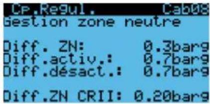 Carel pRack pR300 - Modulation du CRII en zone neutre - 1