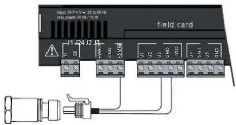 Carel pRack pR300 - Raccordement des sondes de pression ratiométriques 0...5V - 1