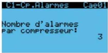 Carel pRack pR300 - Alarmes des compresseurs pour ligne - 1