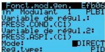 Carel pRack pR300T - Réglage avec 2 variables - 1