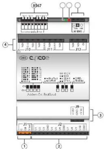 Carel pRack pR300T - Carte d'extension - 1