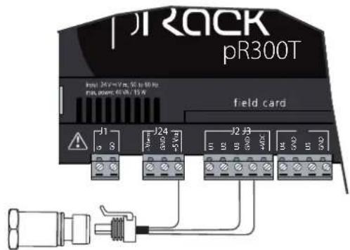 Carel pRack pR300T - Raccordementdessondesdepressionrationétiques 0...5V - 1