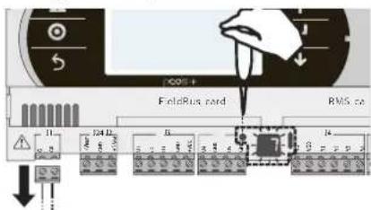 Carel pRack pR300T - Paramétrage adress pLAN - 1