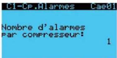 Carel pRack pR300T - Alarmes des compresseurs - 1