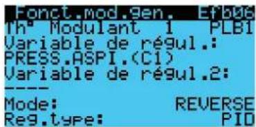 Carel pRack pR300T - Réglage PID sur la fonction de modulation - 3