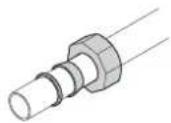 Carel chillBooster - Montage der automatischen Fittings aus nickelplattiniertem Messing ∅20 - 1