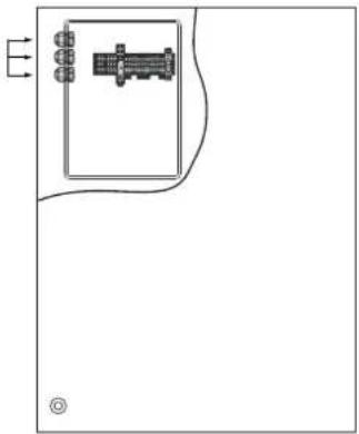 Carel chillBooster - Eingänge für elektrischen Anschlüsse - 1