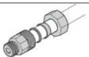 Carel chillBooster - Montage der automatischen Fittings aus nickelplattiniertem Messing ∅20 - 3