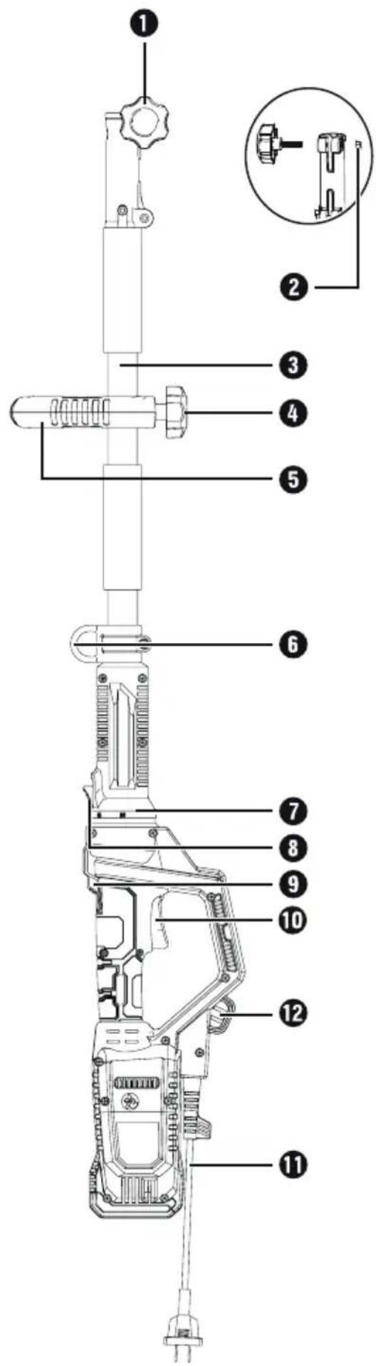 PARKSIDE PHSL 900 B4 - TAILLE-HAIES À MANCHE LONG - 1