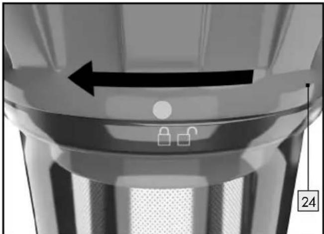 SILVERCREST SHAZ 22.2 E6 - To clean the filters, follow these steps: - 3