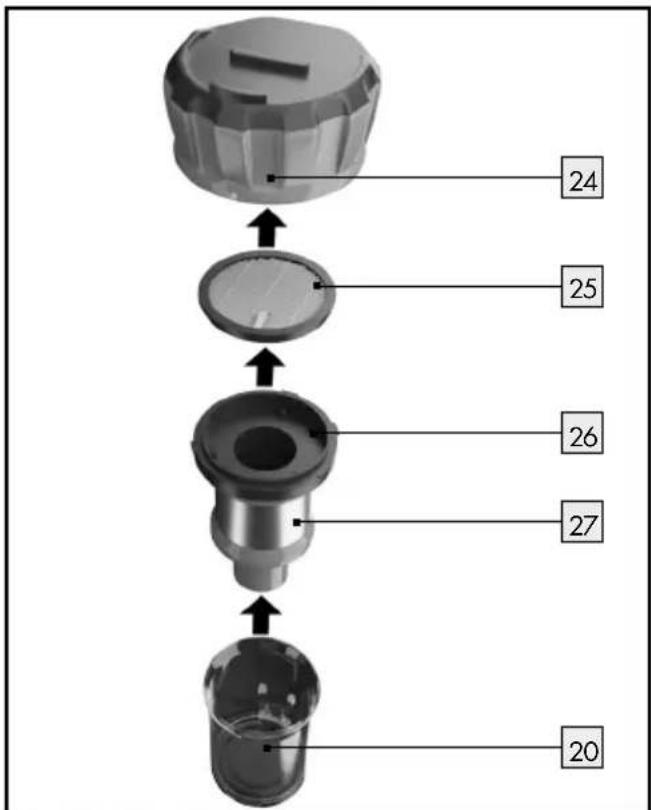 SILVERCREST SHAZ 22.2 E6 - - Tømning af støvbeholder - 2