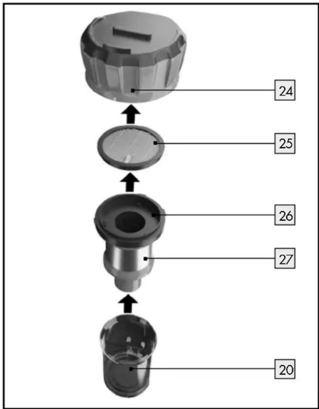 SILVERCREST SHAZ 22.2 E6 - - Cistenie filtrov a nádoby na prach - 2