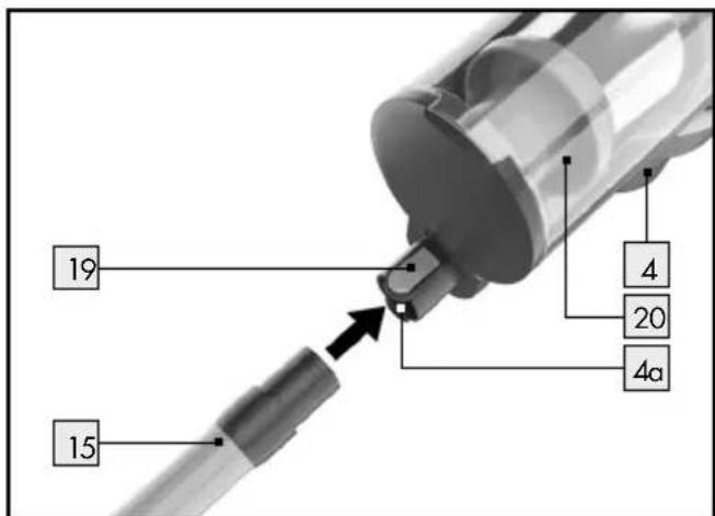 SILVERCREST SHAZ 22.2 E6 - Aluminiumsrør: - 2