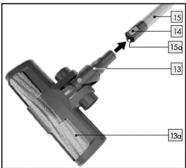 SILVERCREST SHAZ 22.2 E6 - Elektrische Bodenbürste: - 2