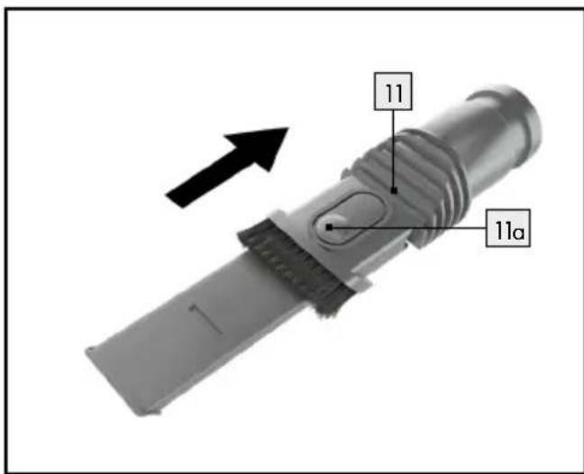 SILVERCREST SHAZ 22.2 E6 - Die Staubbüürste 11 hat zwei Funktionen: - 2