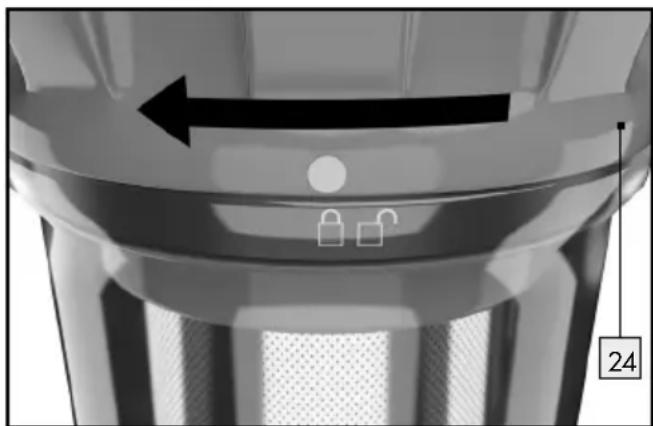 SILVERCREST SHAZ 22.2 E6 - - Cistenie filtrov a nádoby na prach - 3