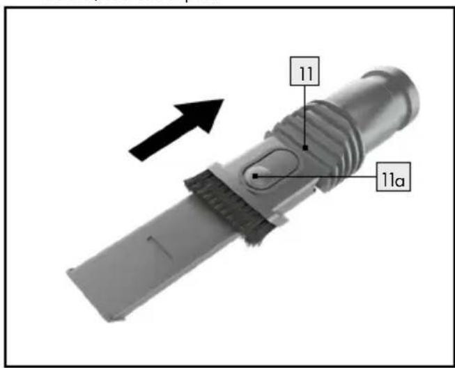 SILVERCREST SHAZ 22.2 E6 - The dust brush has two functions: - 2