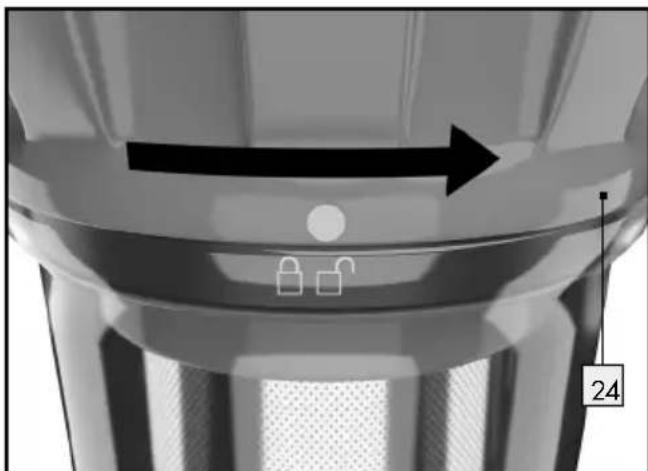 SILVERCREST SHAZ 22.2 E6 - Per pulire i filtri procedere come segue: - 1