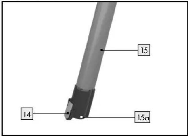 SILVERCREST SHAZ 22.2 E6 - Tubo aspirante in alluminio: - 1