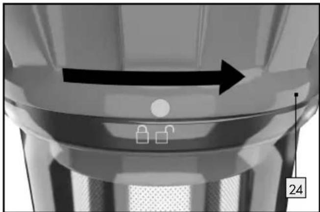 SILVERCREST SHAZ 22.2 E6 - Ga voor het reinigen van de filters als volgt te werk: - 1