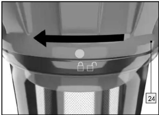 SILVERCREST SHAZ 22.2 E6 - Reinig het HEPA-filter[25] nicht met water! - 1