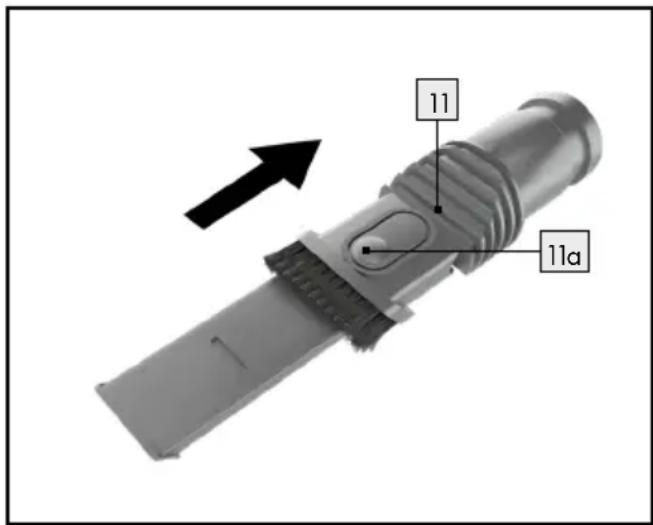 SILVERCREST SHAZ 22.2 E6 - La spazzola antipolvere [11] presente due funzioni: - 2
