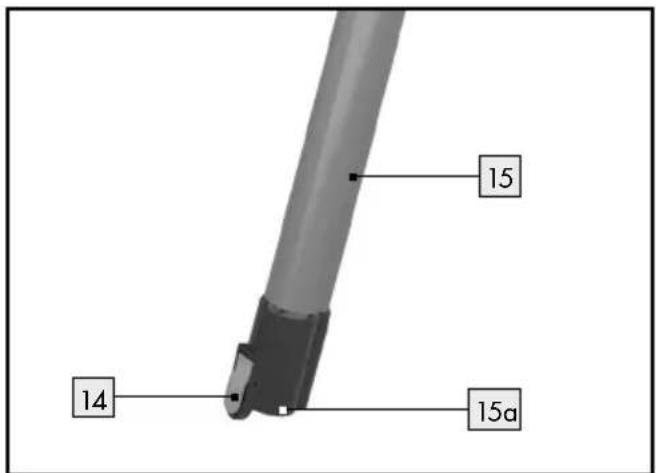 SILVERCREST SHAZ 22.2 E6 - Aluminium-Saugrohr: - 1