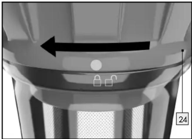 SILVERCREST SHAZ 22.2 E6 - Para limpar los filtros, procede como sigue: - 3