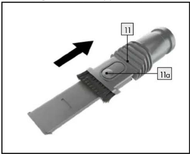 SILVERCREST SHAZ 22.2 E6 - De stofborstel 11 heeft twee functies: - 2