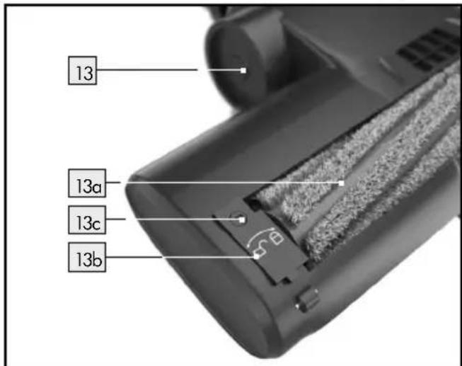 SILVERCREST SHAZ 22.2 E6 - A forgó kefehéngerek fiszṭitása: - 1