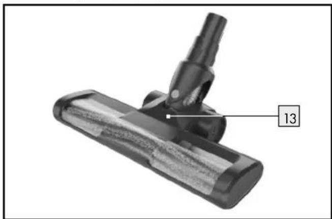 SILVERCREST SHAZ 22.2 E6 - Tubo de aspiración de aluminio: - 3