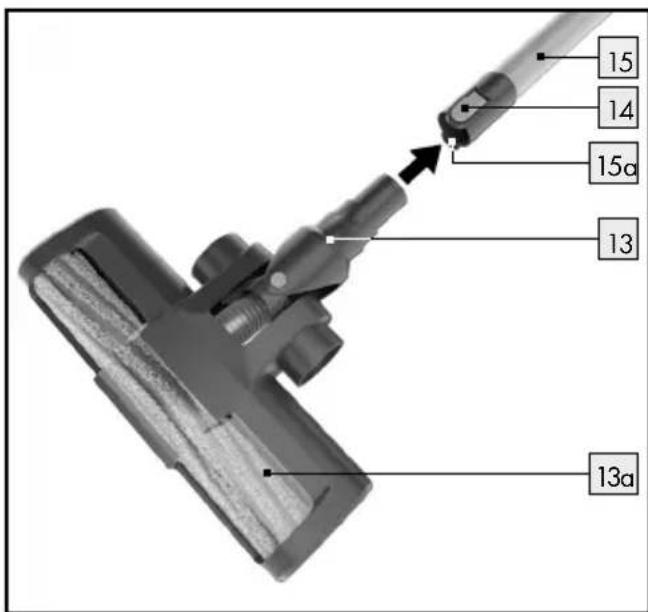 SILVERCREST SHAZ 22.2 E6 - Spazzola elettrica per pavimenti: - 2