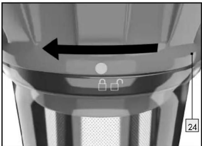 SILVERCREST SHAZ 22.2 E6 - Rengør ikke HEPA-filteret med vand! - 1