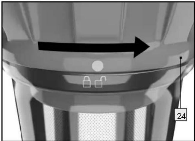 SILVERCREST SHAZ 22.2 E6 - To clean the filters, follow these steps: - 1
