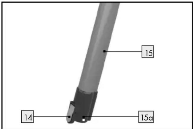 SILVERCREST SHAZ 22.2 E6 - Aluminium zuigbuis: - 1