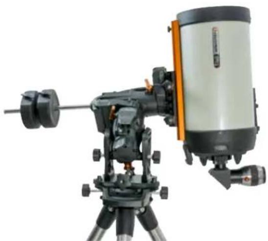 CELESTRON CGX Equatorial 1100 - Bilanciare la montatura - 1