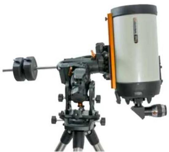 CELESTRON CGX Equatorial 1100 - Die Montierung ausbalancieren - 1