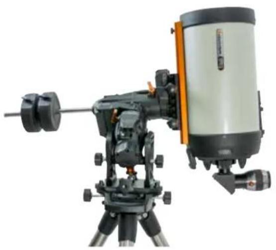 CELESTRON CGX Equatorial 1100 - Equilibrado del soporte - 1