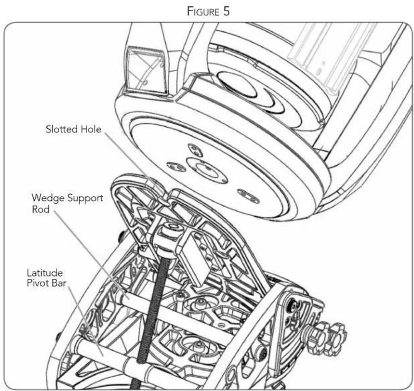 CELESTRON Wedge - LATITUDE ADJUSTMENT - 1