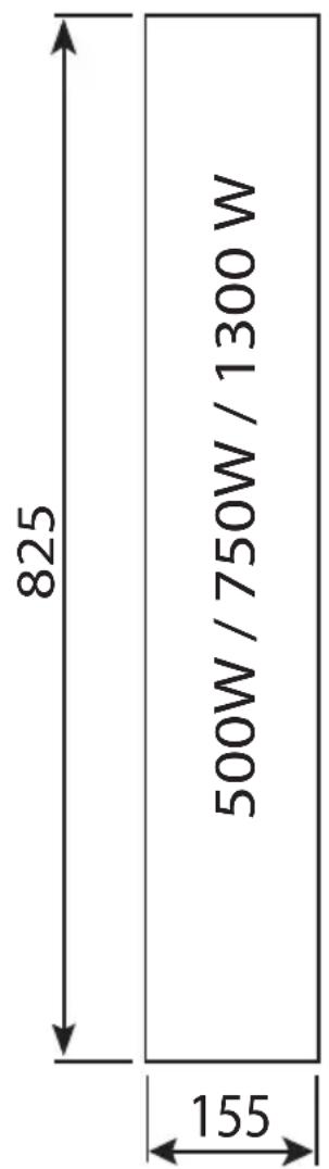 HARVIA DIR750R - Montageuitsnede - 1