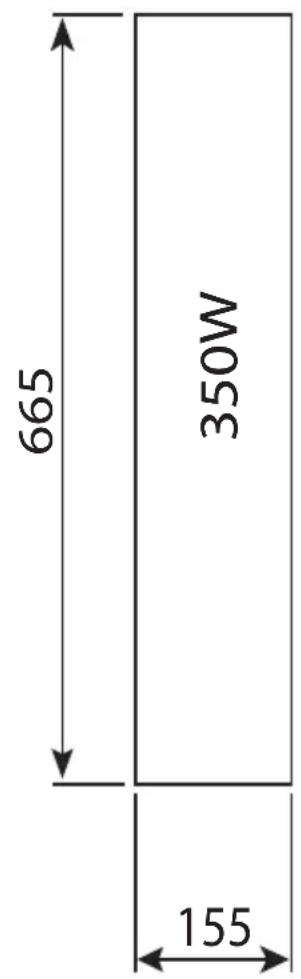 HARVIA DIR500R - Montageuitsnede - 2