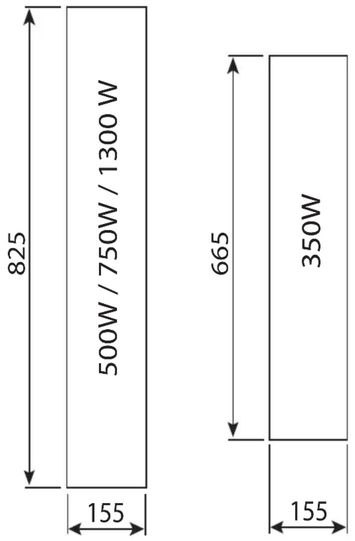 HARVIA DIR500R - Monteringsutskärning - 1