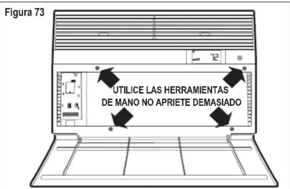 Figura 73 UTILICE LAS HERRAMIENTAS DE MANO NO APRIETE DEMASIADO