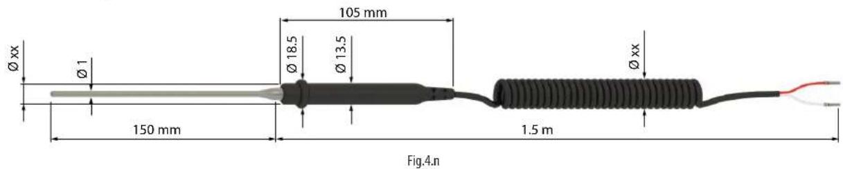 Carel PT1000 - Modell NTCINF0150 - 1