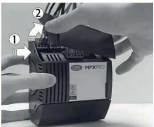 Carel MPXPRO - MPXPRO: fixation sur rail DIN et dimensions - 7