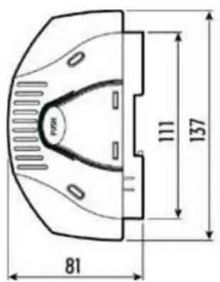 Carel MPXPRO - MPXPRO: fixation sur rail DIN et dimensions - 1