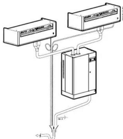 Carel VRDXL00001 - Tube condensat - 2